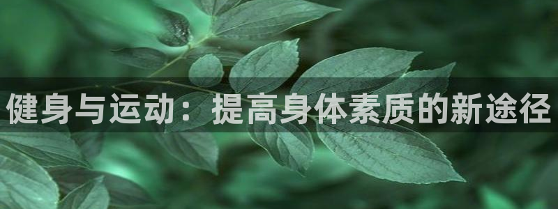 利记官方正版app集团官网网址:健身与运动:提高身体素质的新